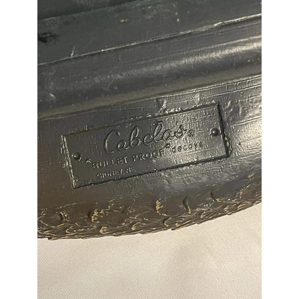 Vintage Cabela's Bullet Proof Duck Decoy Made in‎ Italy Sport Plast Patented
